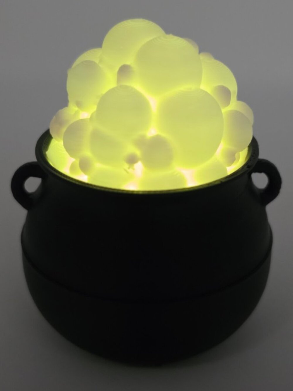 New Halloween Mini 3" Bubbling Cauldron Colorful Tea Light Holder 3D Printed Inc